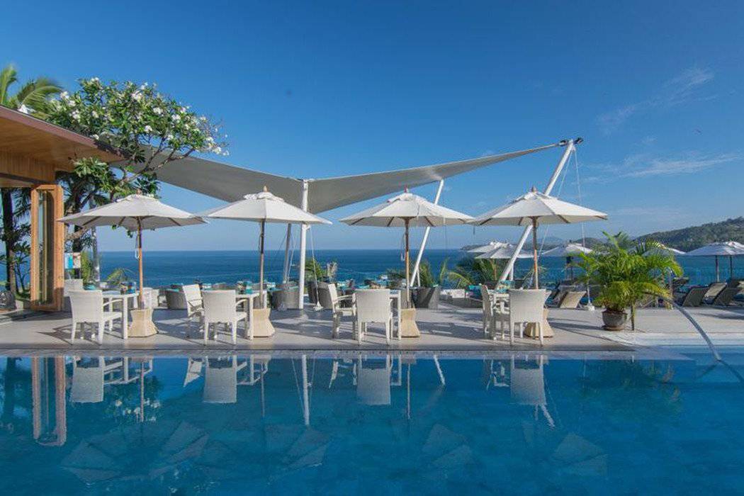 The poolside bar & restaurant Cape Sienna Phuket Gourmet Hotel & Villas